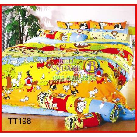 ดูส่วนลดเดี๋ยวนี้ TOTO ชุดเครื่องนอน เฉพาะผ้าปูที่นอน 6 ฟุต ลายการ์ตูนสัตว์ในฟาร์ม
โทนส้มเหลือง TT198 ของใหม่ยอดฮิต