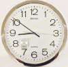 SEIKO  นาฬิกาแขวนพลาสติก  ขนาด 15.5 นิ้ว รุ่น Quiet Sweep 