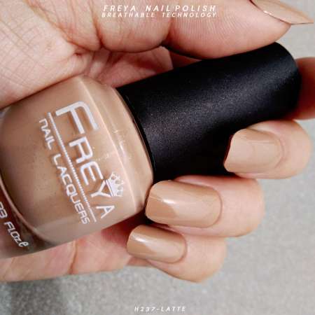 Freya Halal Nail Polish ยาทาเล็บฮาลาล H237 - Latte (10 ml.)