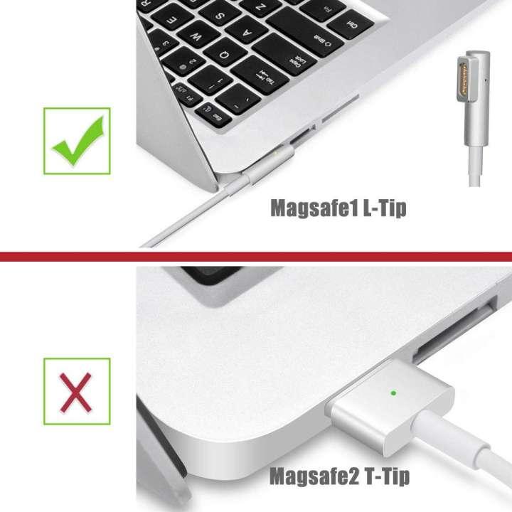 85W Magsafe AC Adapter Power Supply for MacBook Pro / US Plug (White
