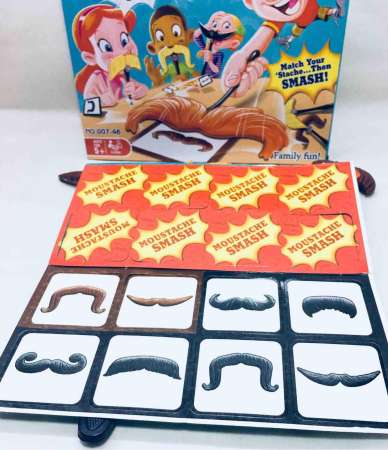 Worktoys ของเล่นเด็ก เกมส์ทุบหนวด Moustache Smash No.007-46