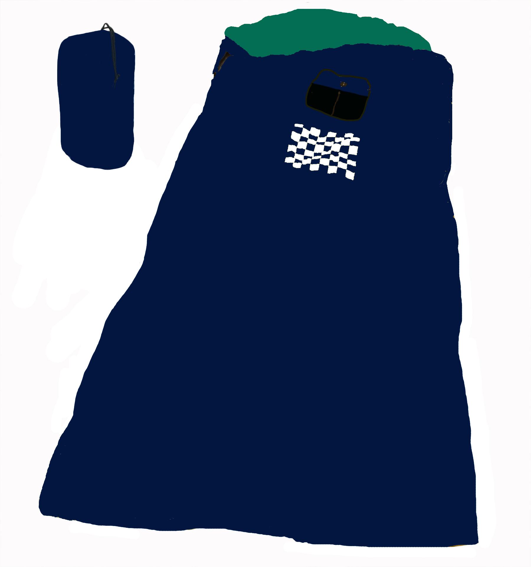 Sleeping Bag Jumbo size 39x98 Inches Nylon fabric Outdo ThaiPick