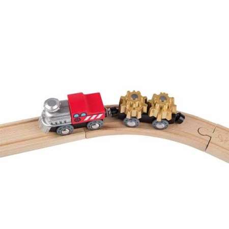 Hape ของเล่นไม้ ของเล่นเสริมพัฒนาการ รถไฟฟันเฟือง (สำหรับอายุ 3 ปีขึ้นไป)