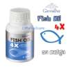 Fish oil 1,000 น้ำมันปลา4X / ฟื้นฟูความจำ บำรุงสมองและประสาท สำหรับเด็กและผู้ใหญ่ (1,000มก./30แคปซูล) ตรา กิฟฟารีน