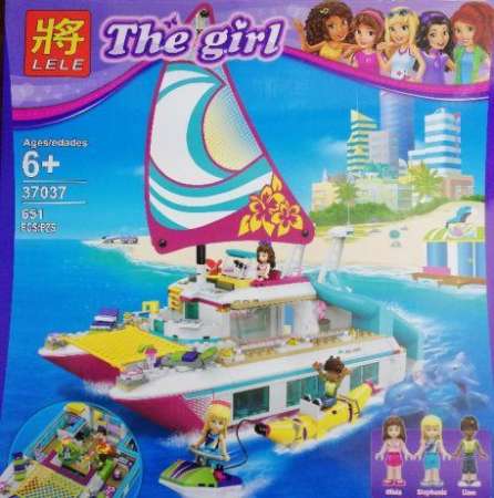 GB.Toys The Girl LELE 37037 เลโก้เฟรนด์ ชุด เรือยอร์ช ของสาวๆ 651ชิ้น 