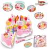Todds Kids Toys DIY FRUIT CAKE ชุดของเล่นตัดเค้กและอุกปกรณ์ตกแต่ง 37 ชิ้น