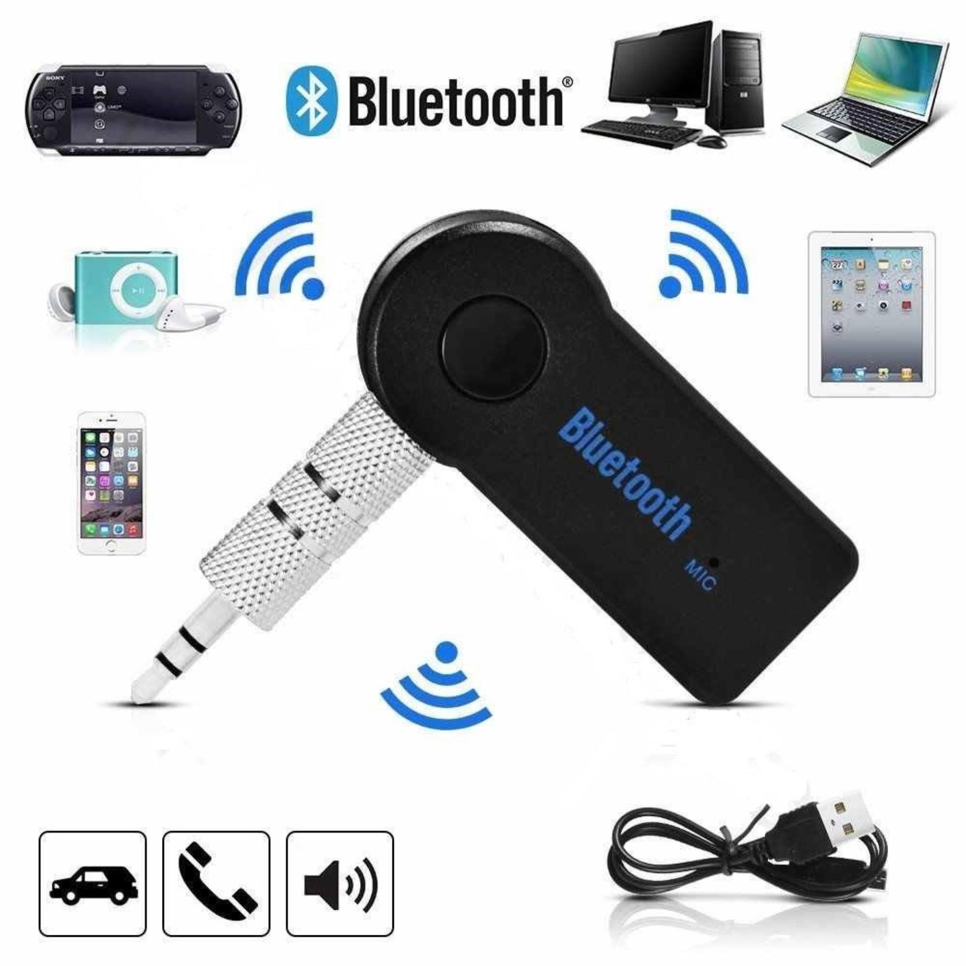 แนะนำ Bluetooth Music Home Car Speaker Audio Adapter 3.5mm Joe Car