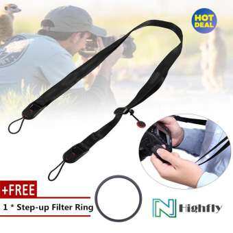 【Free Gift】Adjustable Camera Shoulder Strap Sling With Quick Release Buckle For Digital Cameras(Blac