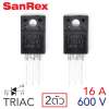 SanRex TRIAC ไตรแอค 16A 600V แพ๊ค 2ตัว (TMG16C60F)