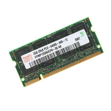 แรมโน๊ตบุ๊ค RAM Hynix 2GB DDR2 800MHz SODIMM  PC2-6400  HYMP125S64CP8-S6  Laptop  Notebook