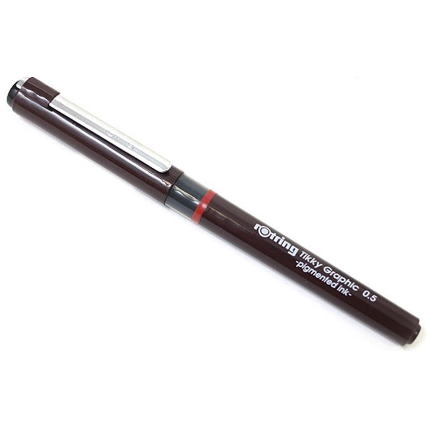 Rotring Tikky Graphic Drawing Pen Pigment Ink 0.5 mm Black Ink