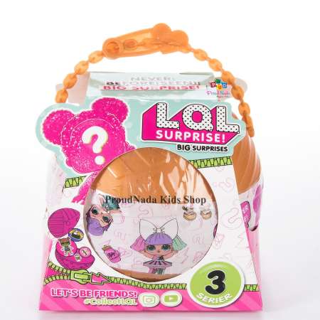 ProudNada Toys ของเล่นเด็กไข่เซอร์ไพรส์ไซด์จัมโบ้ 7 ชั้น ซีรี่ย์ 3 LQL SURPRISE BIG SURPRISES  SERIER 3 NO.BB31