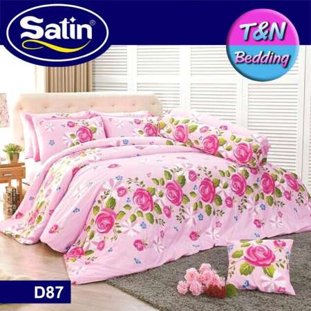 ซื้อเลยชั่วโมงนี้ Satin ชุดผ้าปู (ไม่รวมผ้านวม) ซาติน ลาย D87 #Satin2018
Single(3.5ฟุต)/ Queen(5ฟุต)/ King(6ฟุต) ราคาประหยัดมากสุด