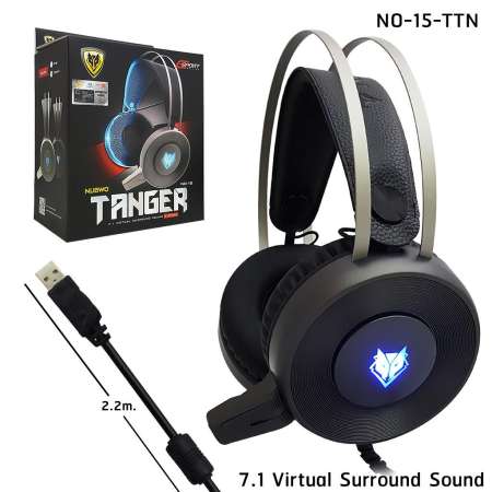 ส่วนลดโปรโมชั่น หูฟังเกมมิ่ง Headset "NUBWO" HENO-015 TANGER 7.1 VIRTUAL
SURROUND SOUND สินค้าขายดี