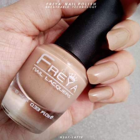 Freya Halal Nail Polish ยาทาเล็บฮาลาล H237 - Latte (10 ml.)