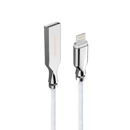 Newmine 2A สายชาร์จ Micro Android/iphone/Type-C USB quick Charger Data Cable รุ่น 802（เงิน）