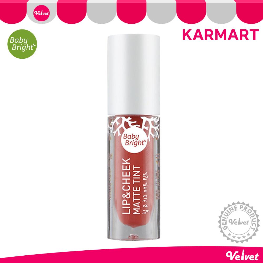 Baby Bright Lip & Cheek Matte Tint 2.4g ลิป baby bright เบบี้ไบร์ท ลิปแอนด์ชีคแมทท์ทินท์ (velvetcosme)