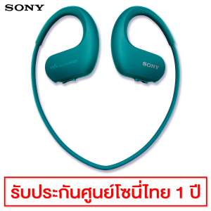 Sony Walkman Headphone MP3 Player แบบสปอร์ตป้องกันน้ำและฝุ่นละออง รุ่น NW-WS623/LM (สี Blue)