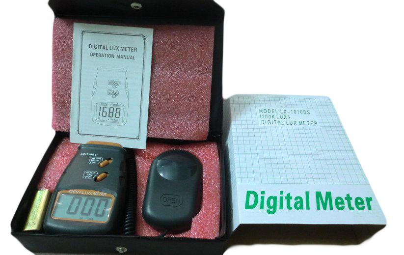exxel เครื่องวัดแสง ความสว่างแสง LX1010BS Digital Light Lux Meter 0 100,000 Lux Lazada.co.th