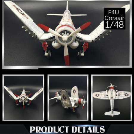 4D MODEL PLANE โมเดลเครื่องบินรบ รุ่น F4U แบบ E