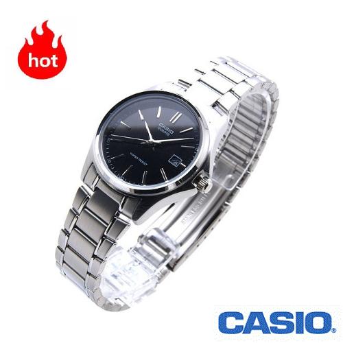Casio นาฬิกาข้อมือผู้หญิง รุ่น LTP-1183A-1A สายแสตนเลสสีเงิน หน้าปัดดำ (สินค้าขายดี) มั่นใจ...