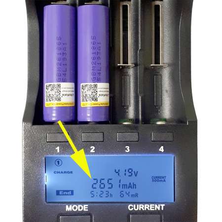 (2ก้อน/2Pcs)ถ่านชาร์จ LGแท้ 18650 3.7V 2,600 mAh(Violet) (2ก้อน/2Pcs)ถ่านชาร์จ LGแท้ 18650 3.7V 2,600 mAh(Violet)