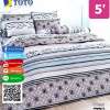 TOTO ผ้าปูที่นอน ขนาด 5ฟุต พร้อมปลอกหมอน (ไม่รวมผ้านวม)  พิเศษ! เก็บเงินปลายทางได้   เตียงคู่ ลายกราฟฟิค GRAPHIC ลายใหม่ ขายดี รหัส TT488