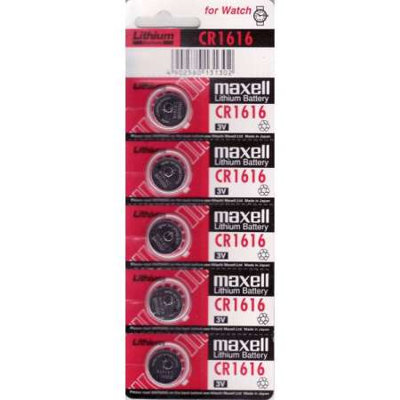 ถ่านกระดุม ถ่านนาฬิกา CR1616 3V cr1616 Maxell Calcuator Battery ถ่านกลม นาฟิกา เครื่องคิดเลข