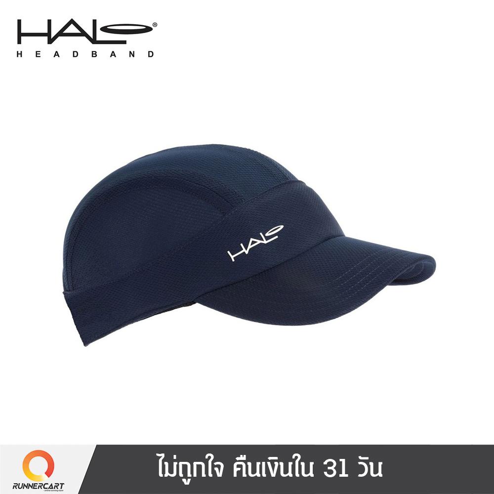 Halo Sport Hat หมวกนักกีฬา สี น้ำเงินเข้ม สี น้ำเงินเข้มไซส์  One size