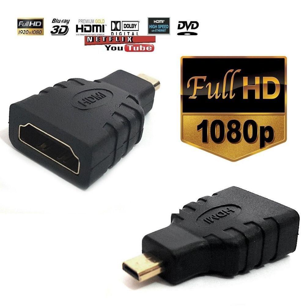 HDMI Male to Micro HDMI Type D Female Adapter Convertor