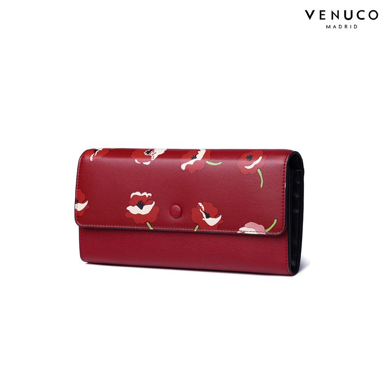 Long Purse Cherry Red Collection กระเป๋าสตางค์ ยาว ลายเชอรี่ สีแดง