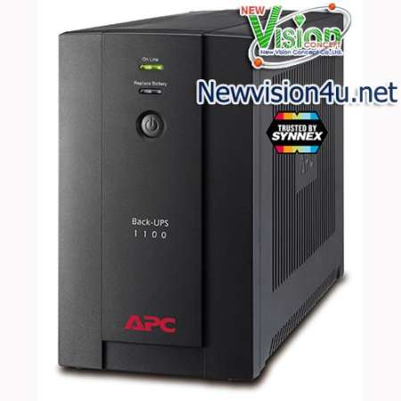 APC Back-UPS 1100VA 230V AVR Universal and IEC Sockets (BX1100LI-MS) by NewVision4U.Net