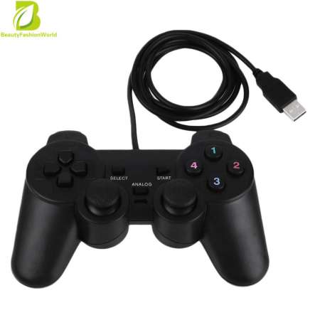 เกม USB แบบมีสายจอยเกม Joypad การควบคุมจอยสติ๊กสำหรับ PC แล็ปท็อป INTL - INTL