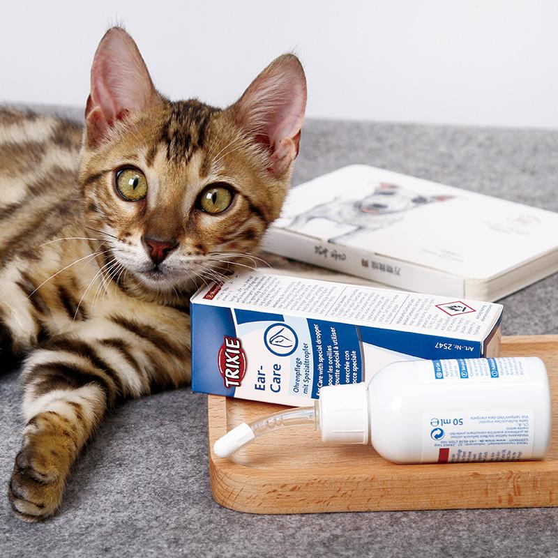 Trixie Ear Care โลชั่นเช็ดหู น้ำยาทำความสะอาดหู กำจัดสิ่งสกปรก ลดกลิ่น