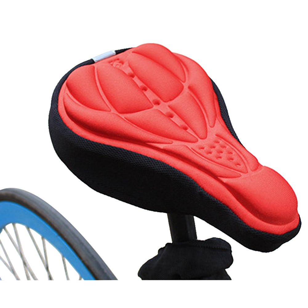 3d Breathable Bicycle Seat Cover Embossed High Elastic Cushion Perfect Bike Accessory