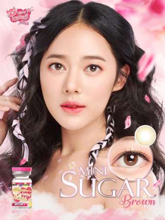 Kitty kawaii  Mini Sugar Brown บิ๊กอายสายตาปกติ BY Kittykawaii  มินิเท่าตาจริง