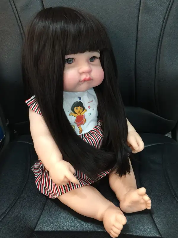 ภาพสินค้าตุ็กตา ตุ๊กตาทำจากยางพารา เสื่้อการ์ตูนผมยาว ส่งในไทย จากร้าน qiaojiaoshop บน Lazada ภาพที่ 8