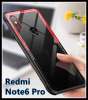 Case Xiaomi Redmi note 6 pro  เคสโทรศัพท์เสี่ยวมี่เรดมี Note6 Pro เคสใส ขอบสีดำแดง เคสกันกระเเทก สินค้าใหม่ ขายดีสุด