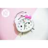 นาฬิกาปลุกกระดิ่งคิตตี้ Hello Kitty  ขาว/ชมพู (ขนาดใหญ่)