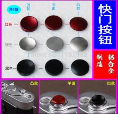 Máy Ảnh 3In1 1 Cái Phẳng + 1 Cái Lồi + 1 Cái Lõm Phát Hành Nút Chụp Cho Leica Fujifilm X100 X100s X10 X20