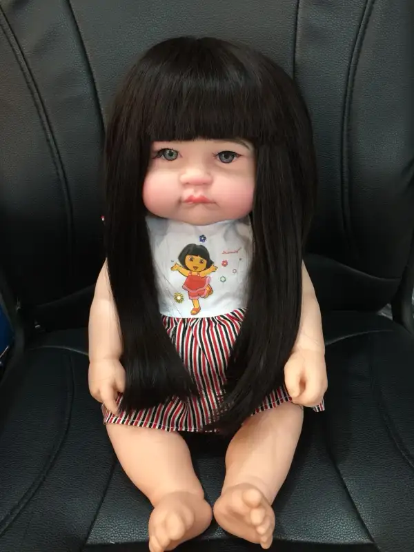 ภาพสินค้าตุ็กตา ตุ๊กตาทำจากยางพารา เสื่้อการ์ตูนผมยาว ส่งในไทย จากร้าน qiaojiaoshop บน Lazada ภาพที่ 6