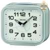 SEIKO นาฬิกาปลุกBell Alarm Clock (Snooze) หน้าจอมีพรายน้ำ สีบรอนด์เงิน รุ่น QHK050S