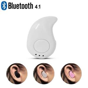 Bluetooth หูฟังบลูทูธ 4.2 ฟังเพลง.รับสายสทนาได้ ขนาดเล็กเท่าหู?white?