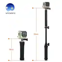 ภาพขนาดย่อของภาพหน้าปกสินค้า3 Way ไม้เซลฟี่พับได้ ขาตั้ง3ขาในตัว สำหรับโทรศัพท์ และ กล้อง 3 Way Selfie Monopod GoPro Hero 11/10/9/8/7/6/5/4/3+/3 SJCam Yi จากร้าน witcamera บน Lazada ภาพที่ 5