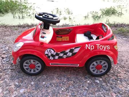 Np Toys รถแบตเตอรี่เด็ก รถเด็กนั่ง ทรงมินิบีเอ็ม บังคับวิทยุด้วยรีโมทและขับธรรมดา 
