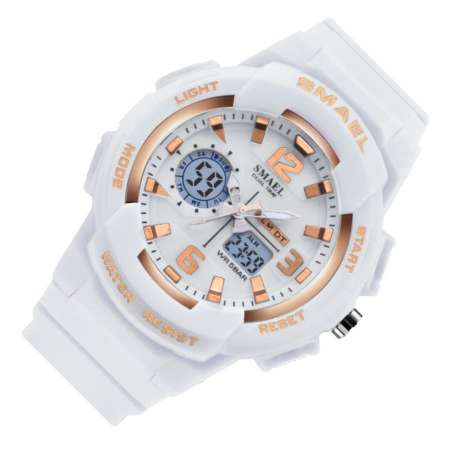 SMAEL นาฬิกาข้อมือผู้หญิง/ผู้ชาย กันน้ำ 100% Sport Digital LED Analog สีสันสุดCool SM1643 SM1645 พร้อมกล่องเหล็ก SMAEL SMAEL นาฬิกาข้อมือผู้หญิง/ผู้ชาย กันน้ำ 100% Sport Digital LED Analog สีสันสุดCool SM1643 SM1645 พร้อมกล่องเหล็ก SMAEL