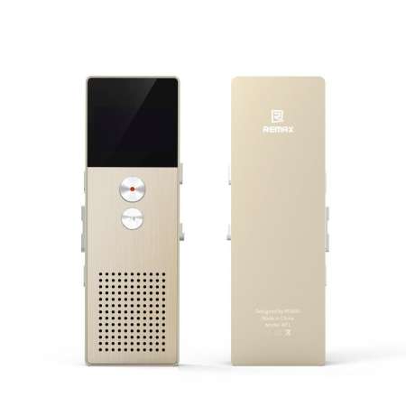 Remaxเครื่องบันทึกเสียง Voice Recorder 8GB RP1 gold