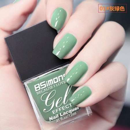 สีทาเล็บกึ่งเจล BSimone ไม่ต้องใช่เครื่องอบ แห้งไว เบอร์ (0-30)