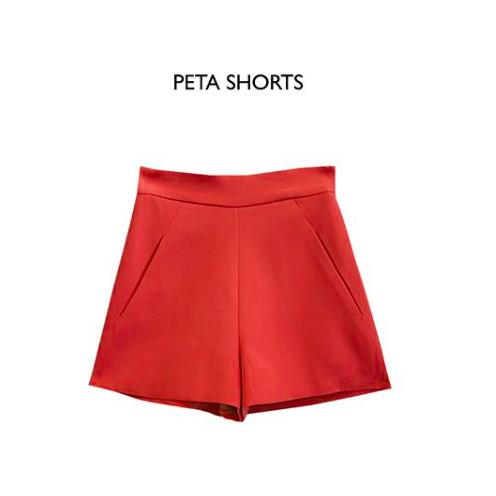 Twotwice Peta shorts กางเกงขาสั้น สี coral สี coralไซส์ XS