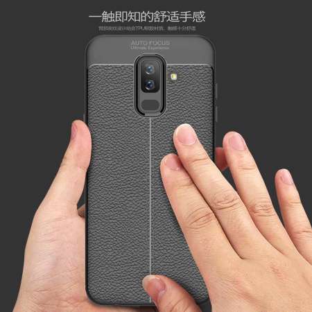 Case Samsung A6plus เคสนิ่ม TPU เคสซัมซูงเ6พลัส เคสสีดํา เคสซิลิโคน สวยและบางมาก